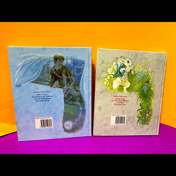 ALICE IN WONDERLAND & PETER PAN HARDCOVER CLASSIC BOOKS NWT BRIMAX 108p. - Picture 2 of 15
